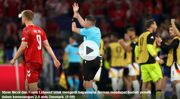 Jerman mengandalkan keberuntungan saat melawan Denmark